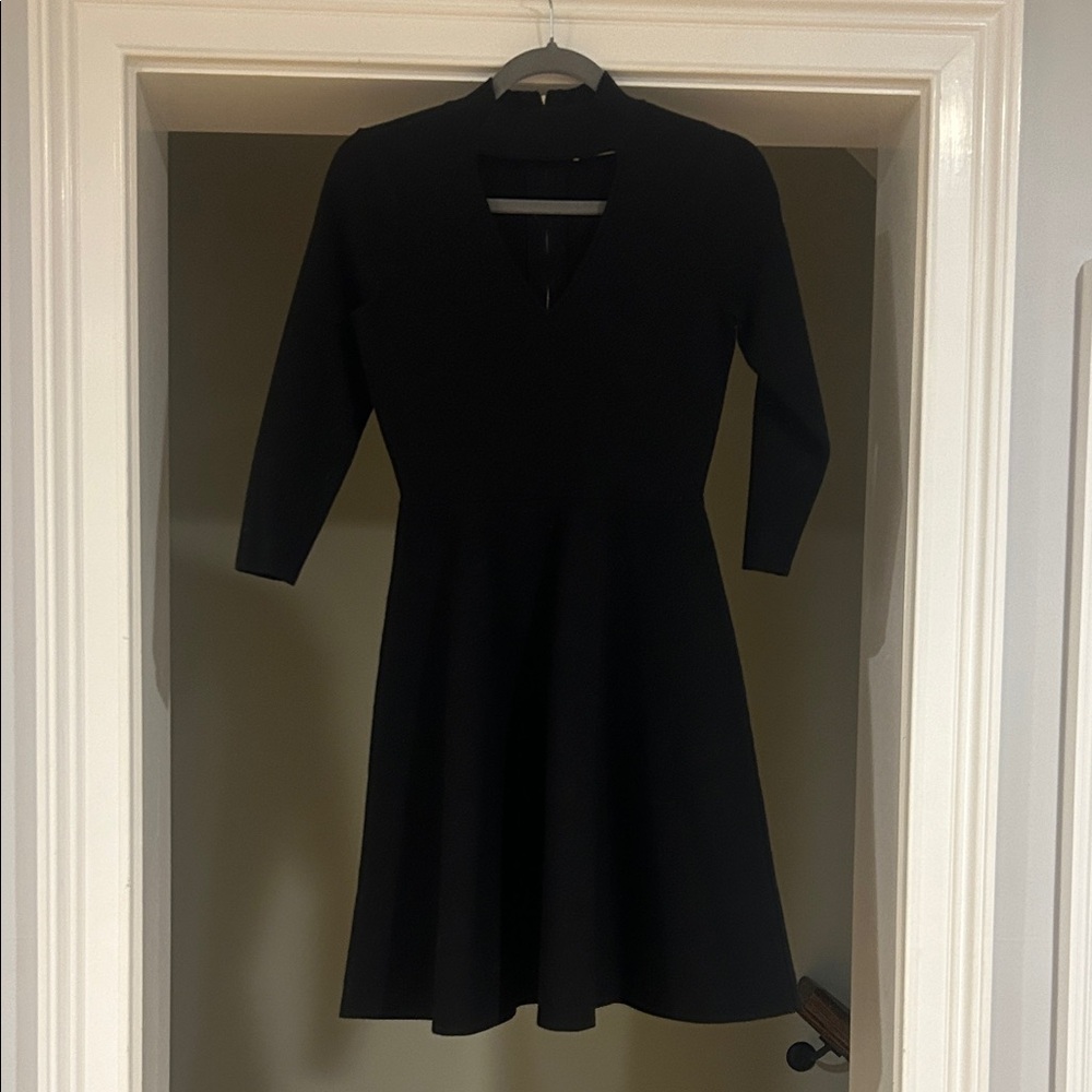 Milly Black Long Sleeve Dress